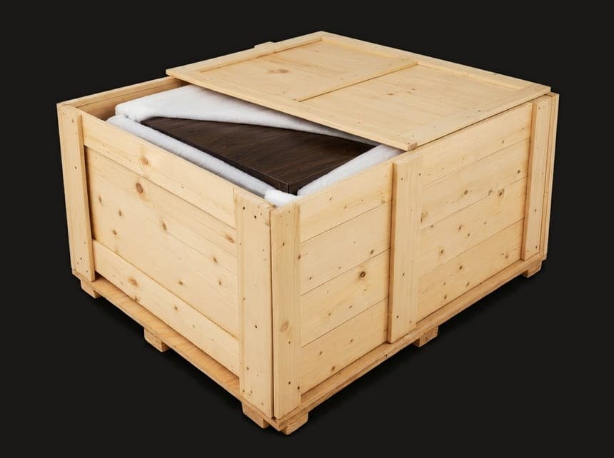 Inspected & Crated — Hardtwood shop