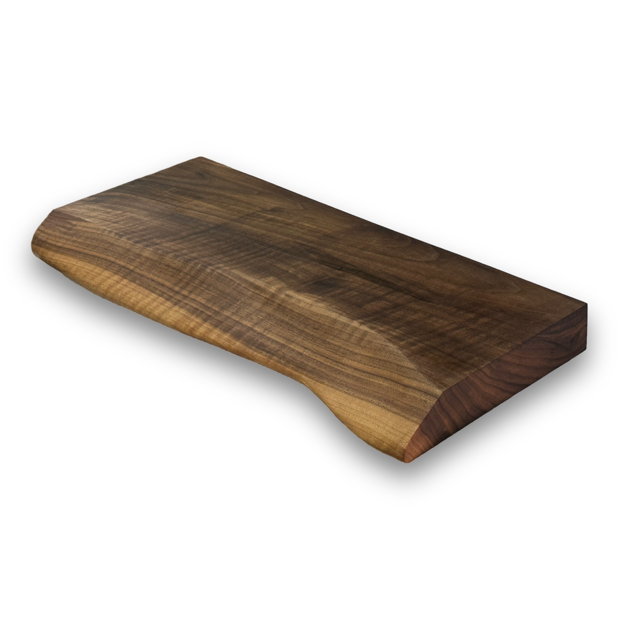 Walnut Live Edge Floating Shelves Hardtwood Custom Woodworks