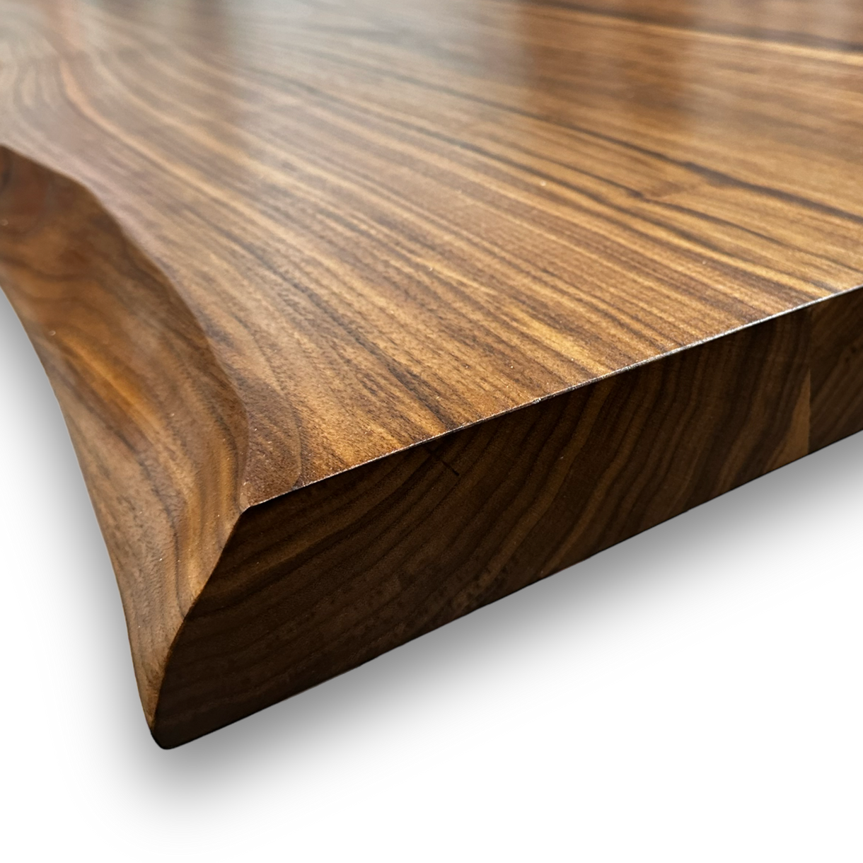 Walnut Live Edge Floating Shelves Hardtwood Custom Woodworks