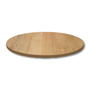Red Oak Face Grain (Wide Plank) Round Wood Tabletops