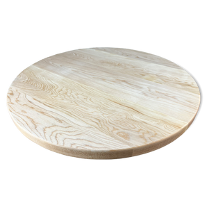 Maple Face Grain (Wide Plank) Wood Round Tabletops