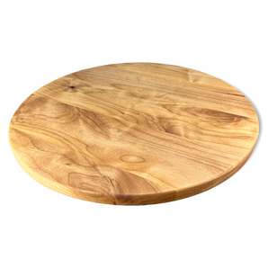Knotty Alder Face Grain (Wide Plank) Round Wood Tabletops